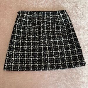 LOFT Metallic Tweed Mini Skirt